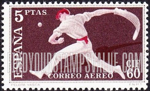 FindYourStampsValue: Air Post: Jai Alai