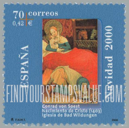 FindYourStampsValue: Christmas: Birth of Christ, by Conrad von Soest