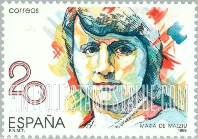 FindYourStampsValue: Maria de Maeztu (b. 1882), Educator