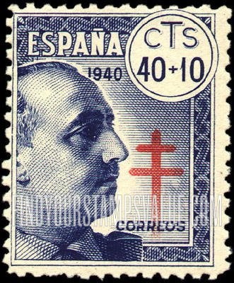 FindYourStampsValue: Semi-Postal: General Franco