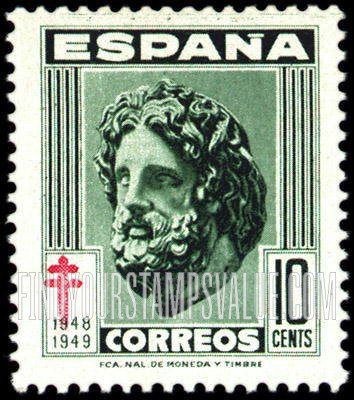 FindYourStampsValue: Postal Tax: Tuberculosis Fund, Aesculapius