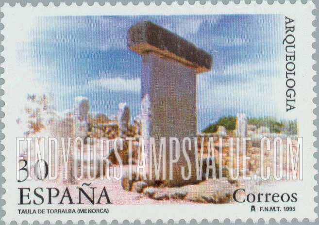 FindYourStampsValue: Archaeology: Ruins of Torralba, Minorca
