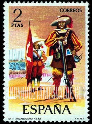 FindYourStampsValue: Uniforms: Harquebusiers, 1632