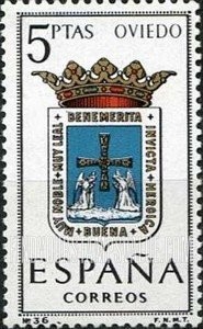 FindYourStampsValue: Provincial Arms Issue: Oviedo