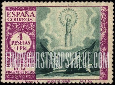 FindYourStampsValue: Semi-Postal: Miracle of Calanda