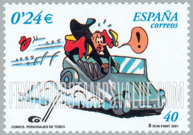 FindYourStampsValue: Comic Strips: Cartoon by Josep Coll i Coll