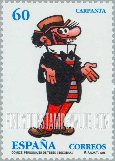 FindYourStampsValue: Spanish Cartoon Characters: Carpanta