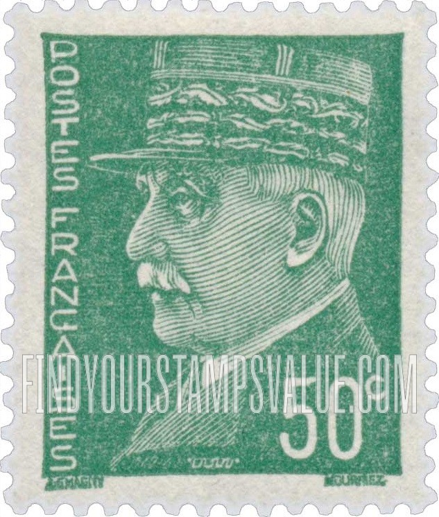 FindYourStampsValue: Marshal Pétain
