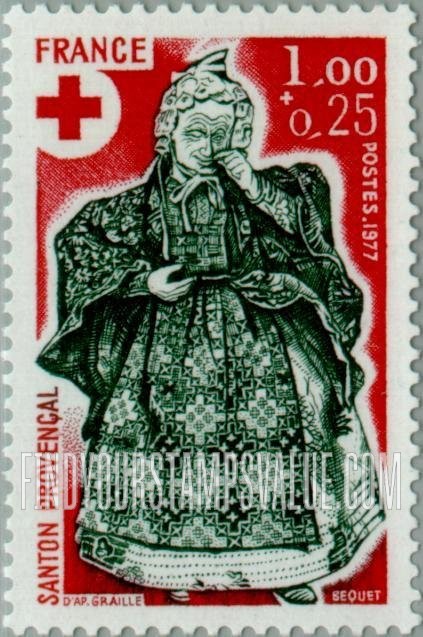 FindYourStampsValue: SEMI-POSTAL - Christmas figurine (woman), Provence