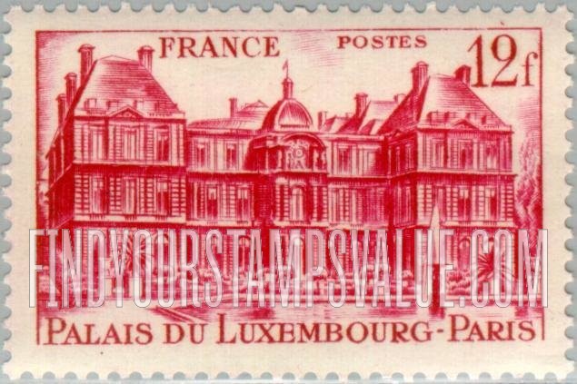 FindYourStampsValue: Luxembourg Palace: Types of 1946-47
