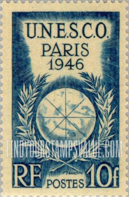 FindYourStampsValue: Globe and Wreath