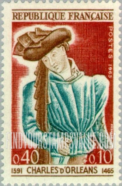 FindYourStampsValue: SEMI-POSTAL - Duke Charles of Orléans, poet