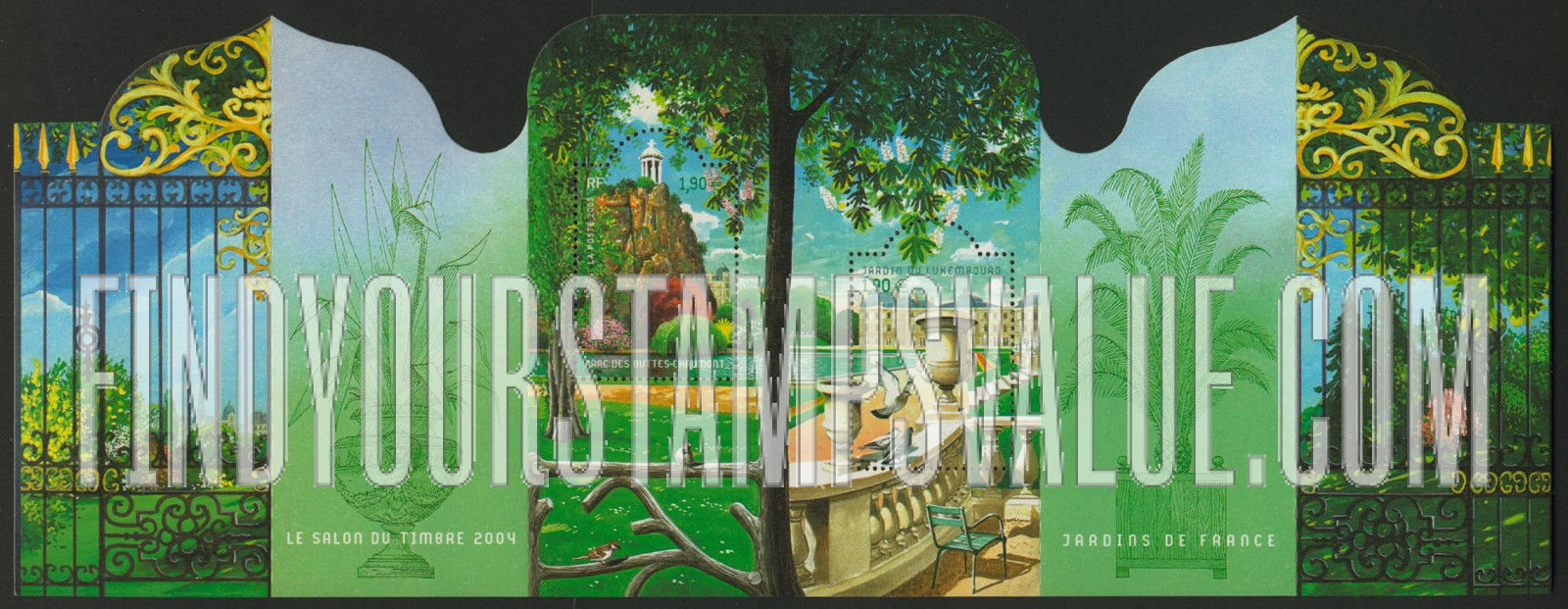 FindYourStampsValue: Gardens and Parks