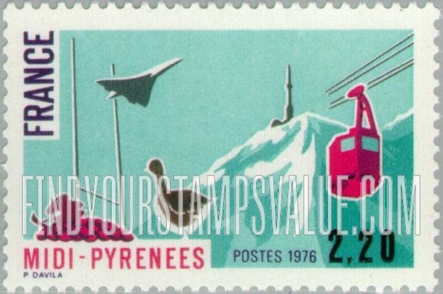 FindYourStampsValue: Regions of France: Southern Pyrenees