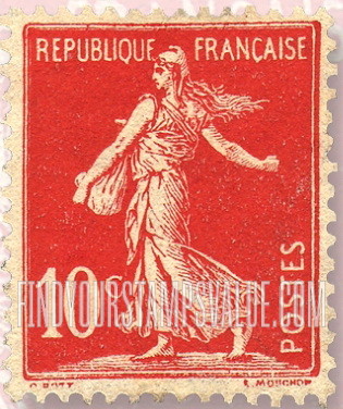FindYourStampsValue: Sower: With Ground Under Feet of Figure