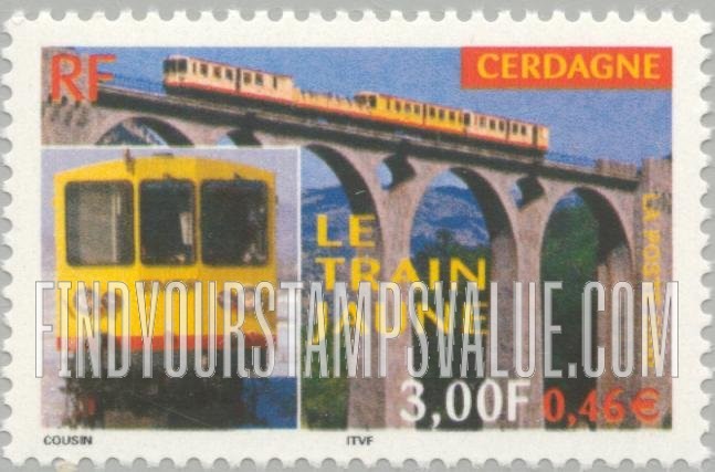 FindYourStampsValue: Yellow Train of Cerdagne, Centennial