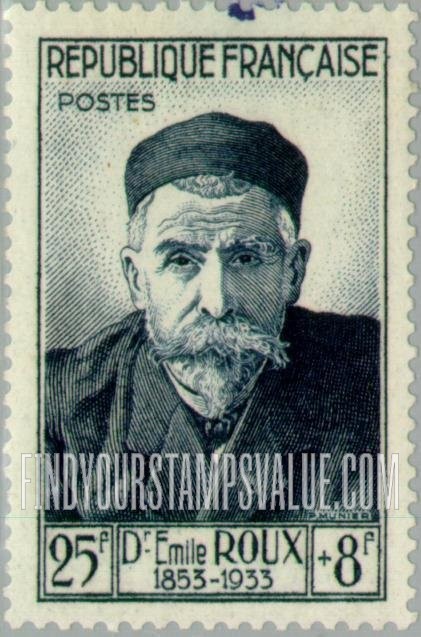 FindYourStampsValue: SEMI-POSTAL - Dr. Emile Roux