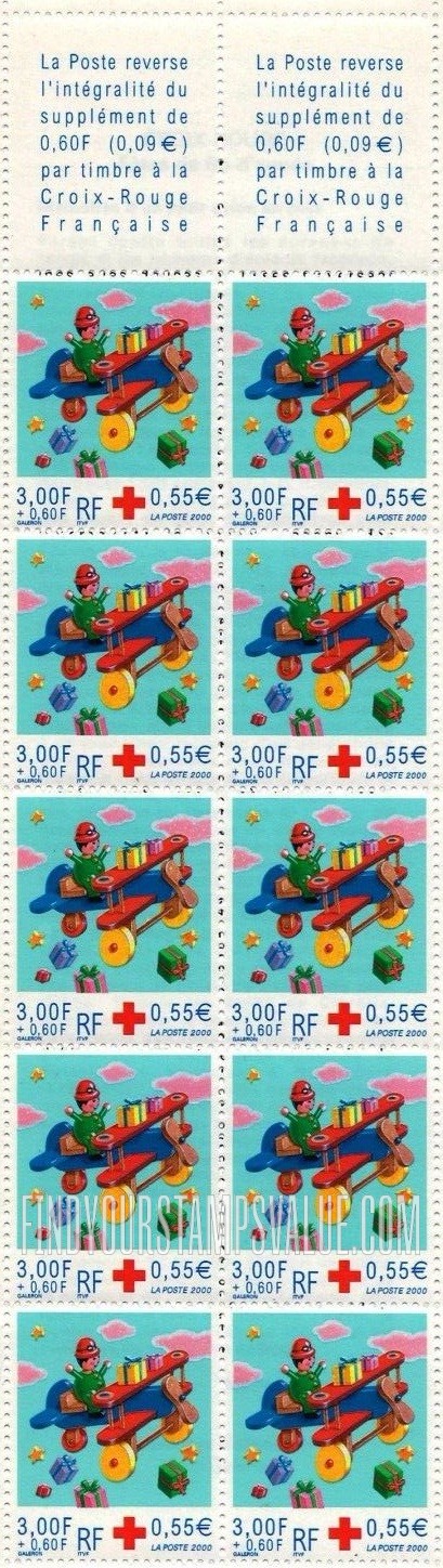 FindYourStampsValue: SEMI-POSTAL - Toy Airplane