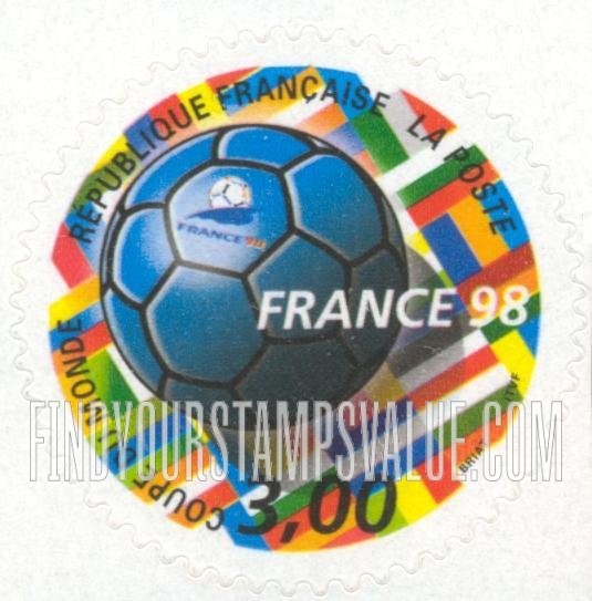 FindYourStampsValue: 1998 World Cup Soccer Championships, France