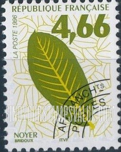 FindYourStampsValue: Leaf Type of 1994: Walnut