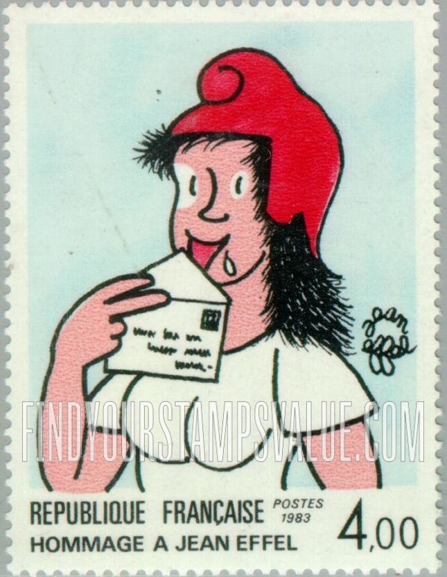 FindYourStampsValue: Homage to Jean Effel