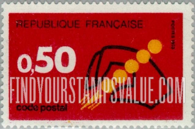 FindYourStampsValue: Hand Holding Symbol of Postal Code
