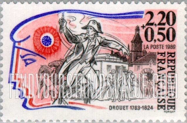 FindYourStampsValue: SEMI-POSTAL - Revolution Leaders and Heroes: Jean Baptiste Drouet (1763-1824)