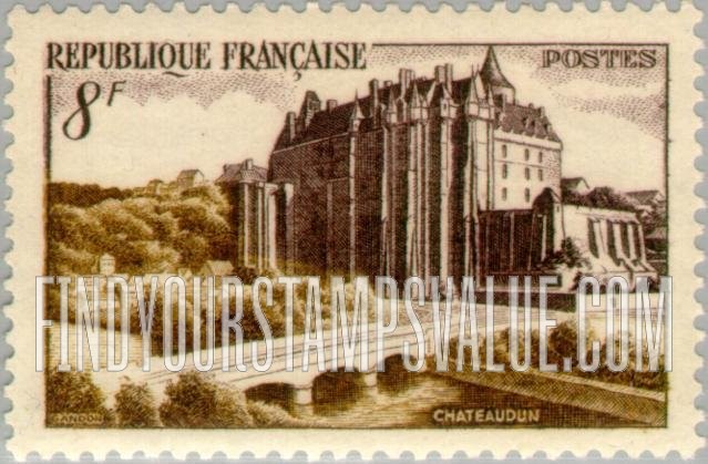 FindYourStampsValue: Chateau of Chateaudun