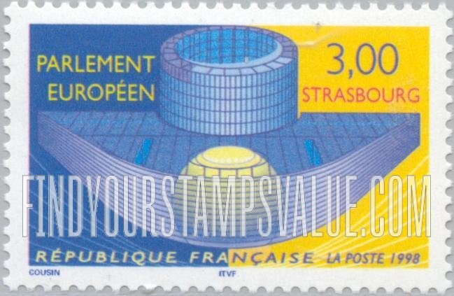 FindYourStampsValue: European Parliament, Strasbourg