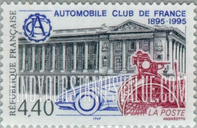 FindYourStampsValue: Automobile Club of France, Centennial