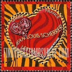 FindYourStampsValue: Hearts: Heart and stripes