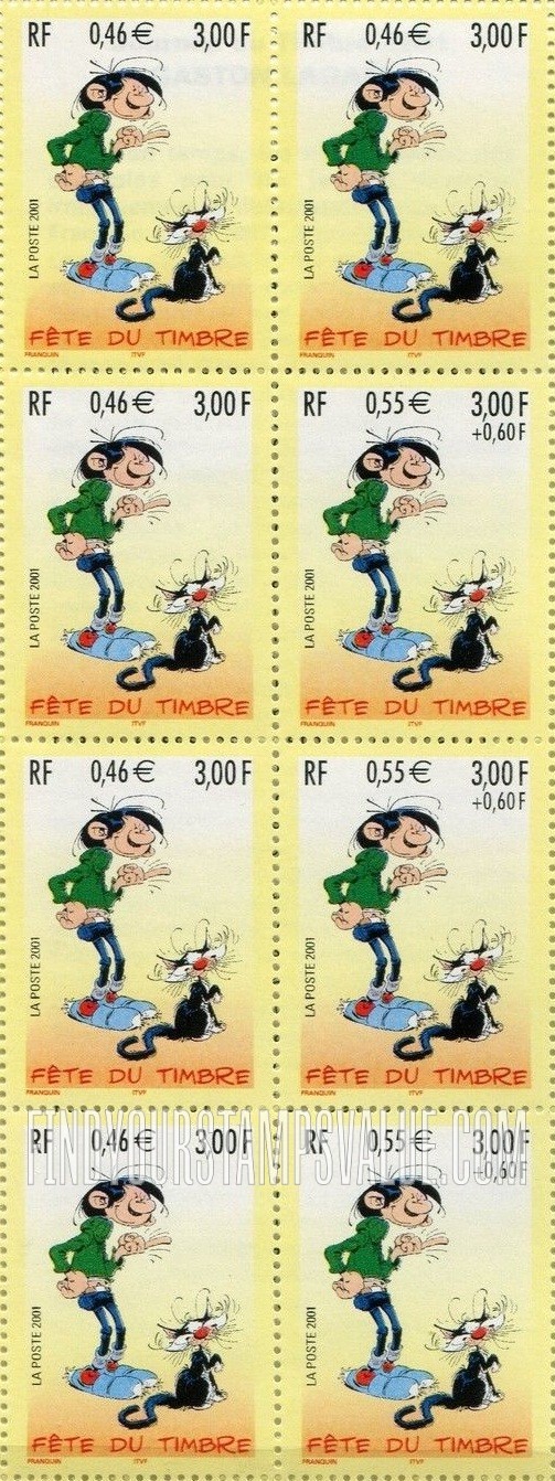FindYourStampsValue: Gaston Lagaffe by André Franquin
