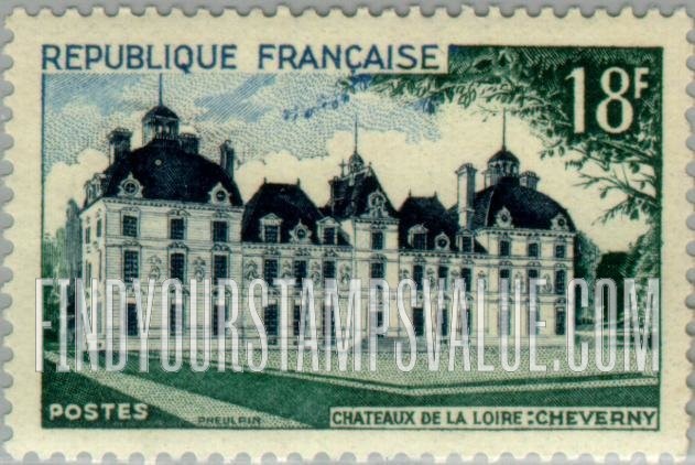 FindYourStampsValue: Cheverny Chateau