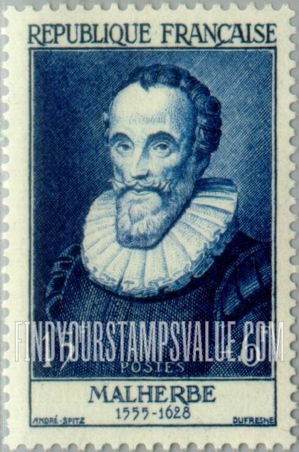 FindYourStampsValue: SEMI-POSTAL - Francois de Malherbé