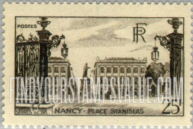 FindYourStampsValue: Stanislas Square, Nancy