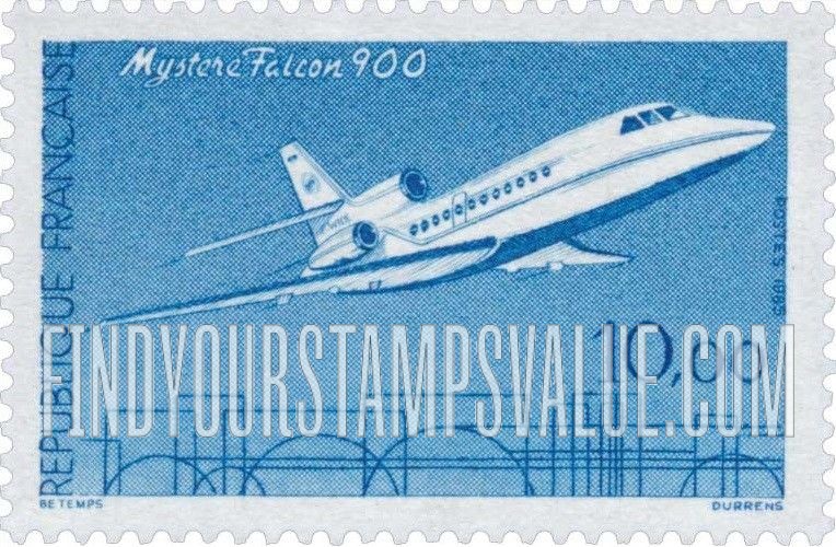 FindYourStampsValue: Mystere Falcon-900