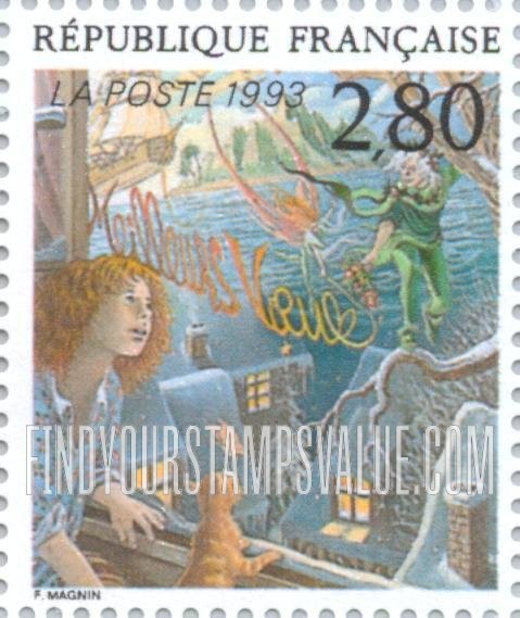 FindYourStampsValue: Greetings: Best Wishes, Florence Magnin