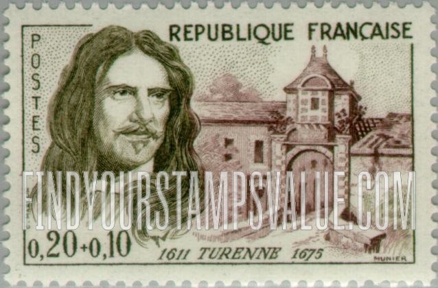 FindYourStampsValue: SEMI-POSTAL - Henri de la Tour D’Auvergne, Viscount of Turenne