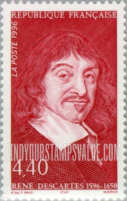 FindYourStampsValue: René Descartes (1596-1650)