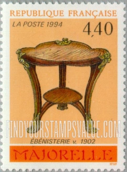 FindYourStampsValue: Furniture, c. 1902: Louis Majorelle (1859-1926)