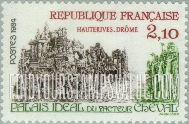 FindYourStampsValue: Palais Ideal, Hauterives Drome
