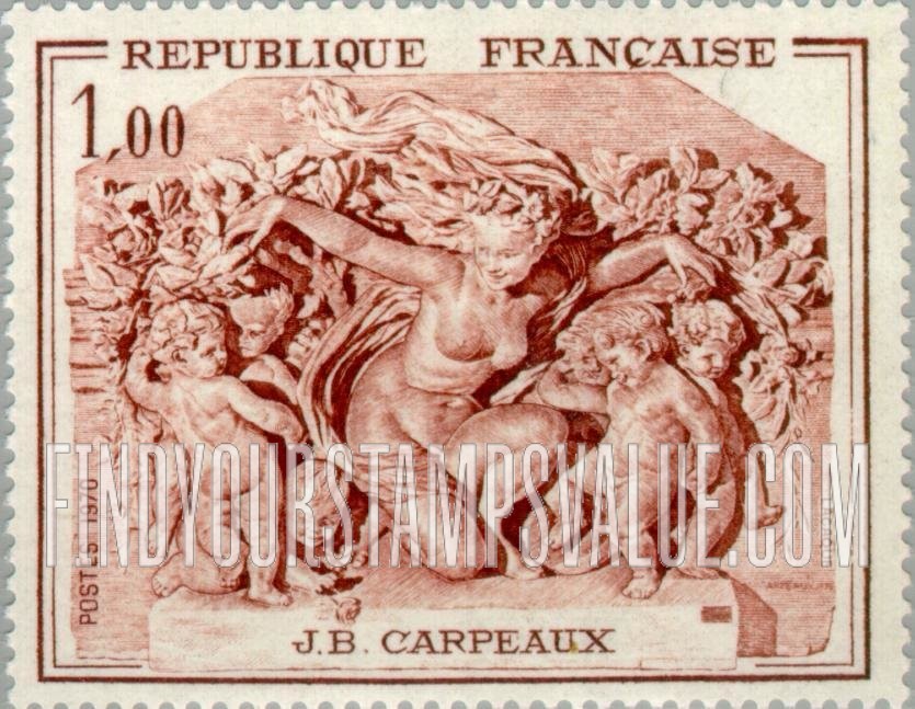 FindYourStampsValue: The Triumph of Flora, by Jean Baptiste Carpeaux