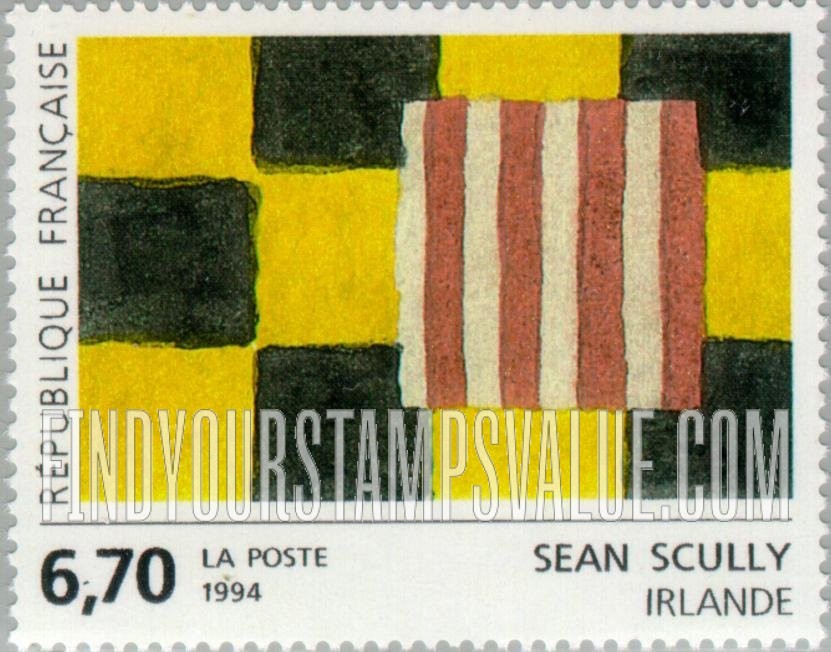 FindYourStampsValue: European Contemporary Art Type: Abstract Squares, by Sean Scully