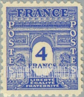 FindYourStampsValue: Arc de Triomphe