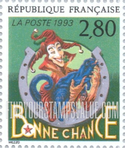 FindYourStampsValue: Greetings: Good luck, “Mezzo”