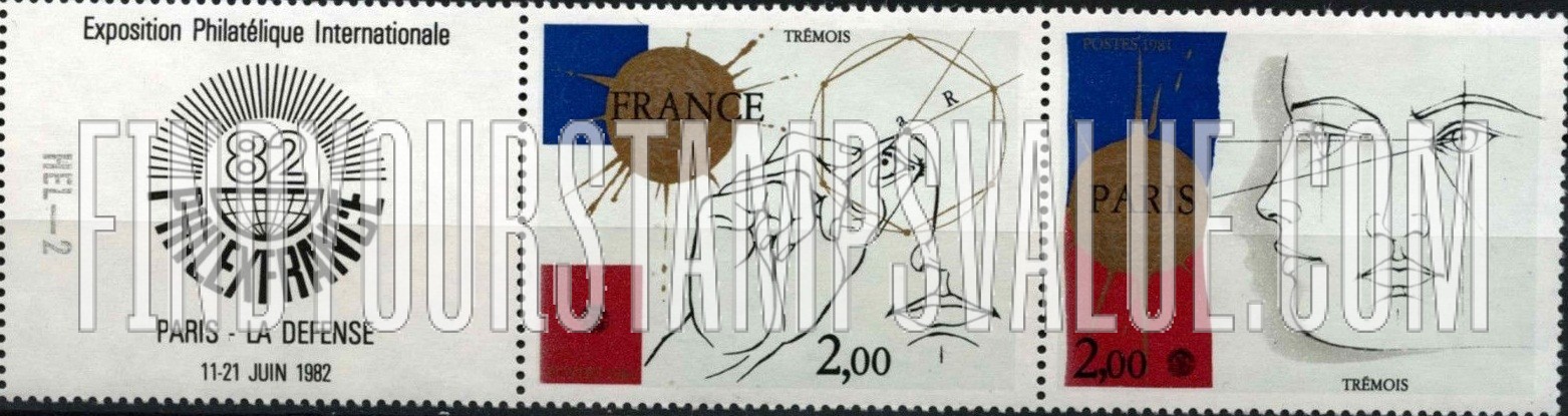 FindYourStampsValue: Man Drawing Geometric Diagram and Faces