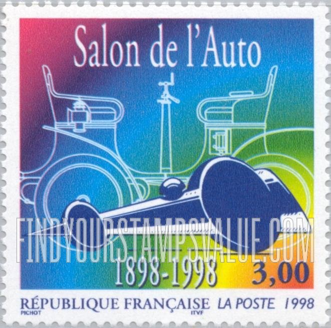FindYourStampsValue: Paris Auto Show, Centennial