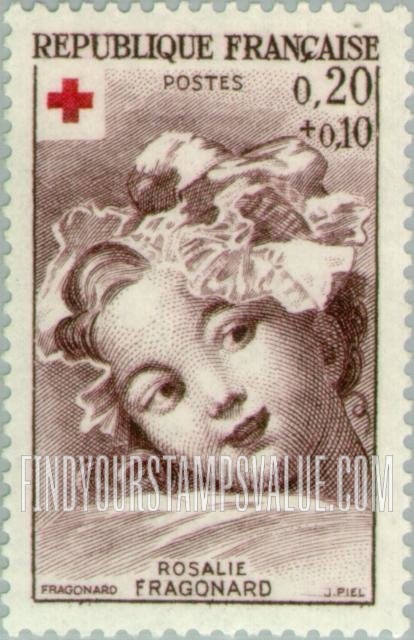 FindYourStampsValue: SEMI-POSTAL - Rosalie Fragonard by Fragonard