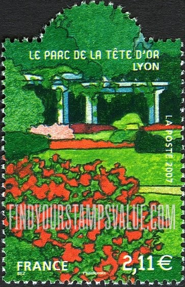 FindYourStampsValue: Gardens and Parks Type of 2003: Red flowers