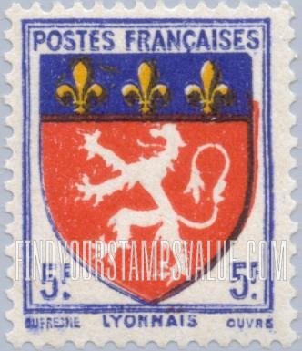 FindYourStampsValue: Coats of Arms: Lyon